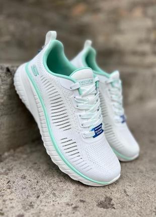 Невагомі комфортні текстильні кросівки skechers /сша/4 фото