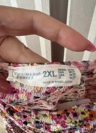 1+1=3🎁 новое! платье в цветочек primark 2xl5 фото