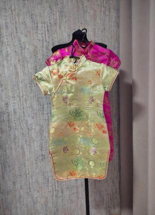 Плаття в китайському стилі7 фото