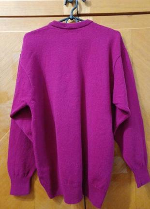 Брендовый супер теплый яркий свитер джемпер 100% шерсть р.s от glenmuir made in scotland9 фото