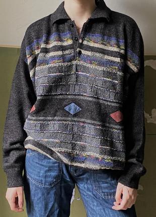 Винтажный свитер итальянский tardini⠀ ⠀2 фото