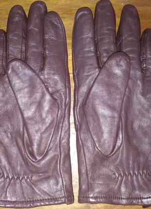Кожаные женские перчатки marks & spenser2 фото