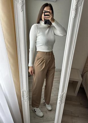 Молочная водолазка h&m, молочный гольф3 фото