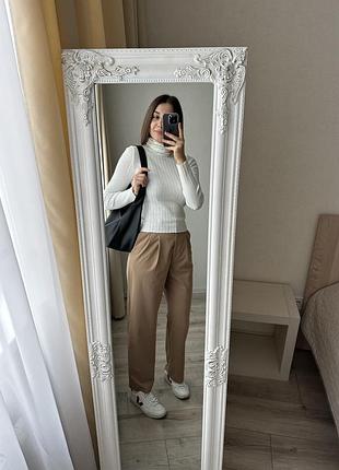 Молочная водолазка h&m, молочный гольф9 фото