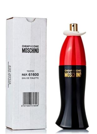 Оригинальный Cheap & chic i love love moschino 100 мл 100 ml tester (москино чип ) туалетная вода