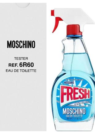 Оригинальный moschino fresh couture 100 ml tester (москино фреш уголюр ) туалетная вода