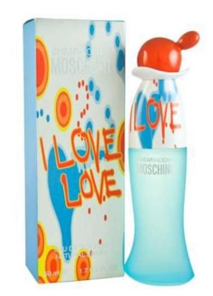 Оригінал moschino i love love 50 ml ( москіно ай лав лав ) туалетна вода