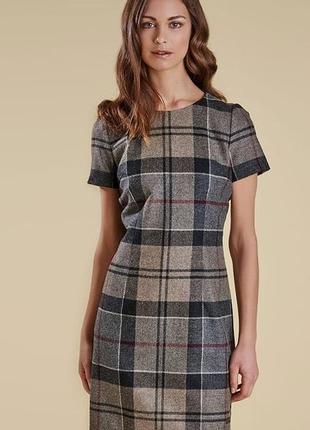 Barbour winter tartan dress сукня тепла1 фото