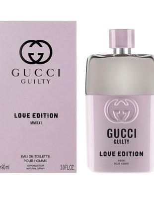 Оригінал guilty guilty love edition mmxxi pour homme 90 ml туалетна вода