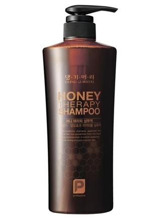 Шампунь для волосся "медова терапія" daeng gi meo ri professional honey strapy shampoo 500 ml1 фото