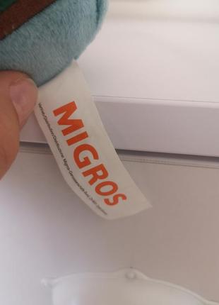 Бородатий дядько в капелюсі  migros плюшева колекційна  м'яка  іграшка(світло, звук) дзідзьо dzidzio5 фото