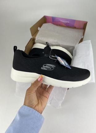 Женские кроссовки skechers dynamight 2.0 - real smooth 149657 bklb, оригинальные кроссовки скейчерс