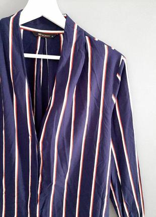 Вискозная блуза в полоску_португальский бренд_# 4694 фото