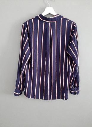 Вискозная блуза в полоску_португальский бренд_# 4697 фото