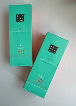 Солнцезащитный крем для лица the ritual of karma sun face cream spf 50+1 фото