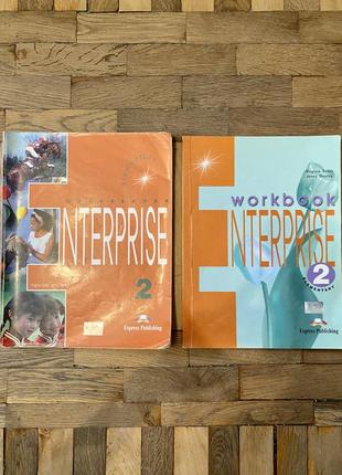 Комплект: учебник и тетрадь enterprise 2 student’s book и workbook
