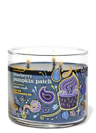 Ароматична свічка bath and body works blueberry pumpkin patch