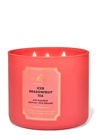 Ароматическая свеча bath and body works iced dragonfruit tea