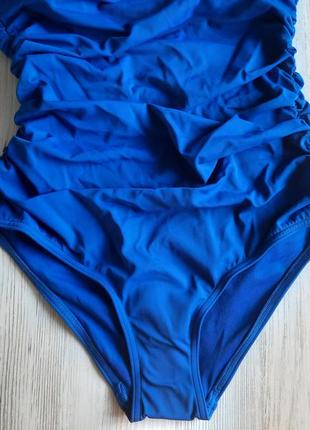 Синій суцільний купальник victoria's secret з пушапом-затяжка спортивний s m8 фото