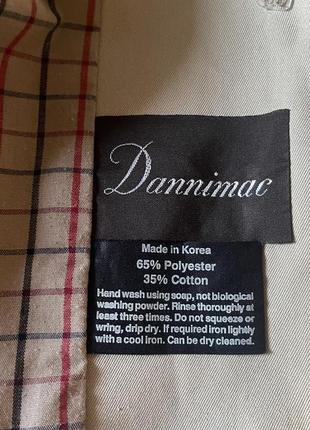 Корейський вінтажний тренч плащ dannimac