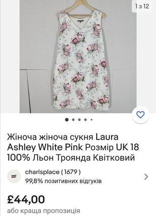 Льняное платье laura ashley7 фото