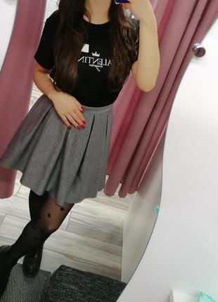 Коттоновая юбка sinsay