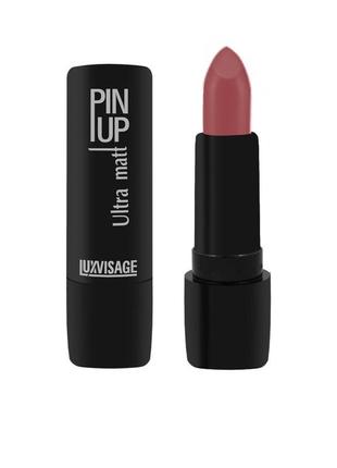 Матовая помада для губ luxvisage pin up ultra matt