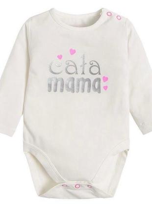 Боди с длинным рукавом 80 см cool club