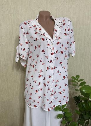 Трендовая блузка фламинго в стиле zara boohoo