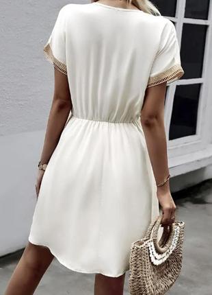 Платье, белое платье, легкое платье3 фото