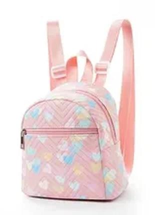 Женский модный мини рюкзачок для девочки розовый, рюкзак для ребенка