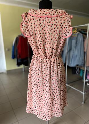 🔥 распродаж 🔥рожева сукня в горошок h&amp;m4 фото