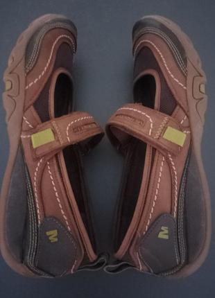 Фирменные кожаные балетки merrell mimosa emme cocoa, стелька 24,5см.2 фото