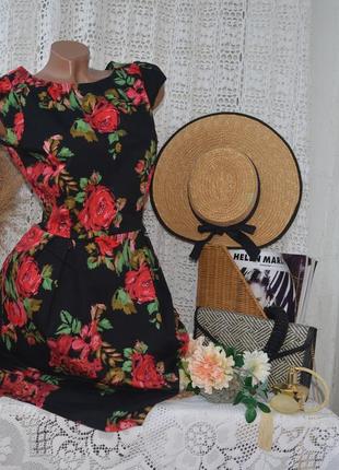 12/40/м-l элегантное женское платье футляр с цветочным принтом dorothy perkins1 фото