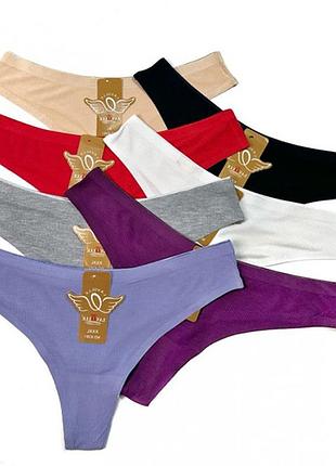 Труси жіночі стрінги безшовні lavolle 13520 - 6 шт.