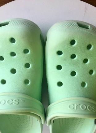 Шлепанцы /кроксы /crocs/21 см9 фото