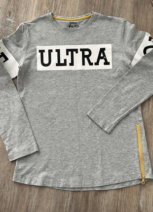 Бавовняна сіра кофтинка