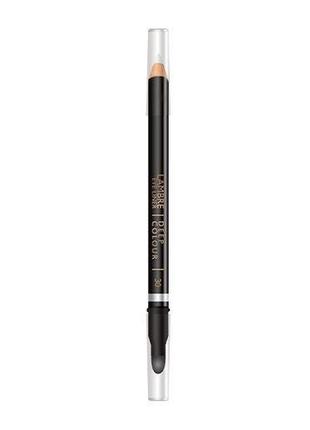 Суперстойкий карандаш для глаз №30 белый со спонжем lambre eye liner deep colour 2018