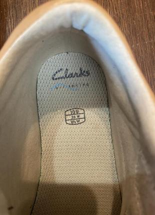 Легкие кожаные ботинки clarks 28 см (18 см)6 фото