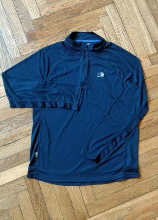 Чоловічий спортивний лонгслів karrimor quarter zip running top