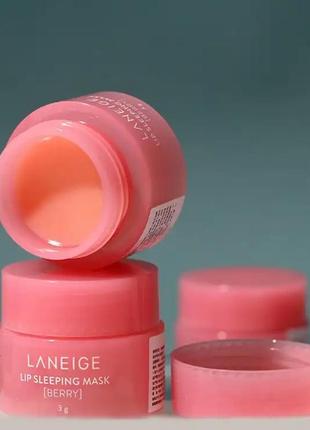 Маска  нічна для губ  бальзам  блиск 3 гр laneige