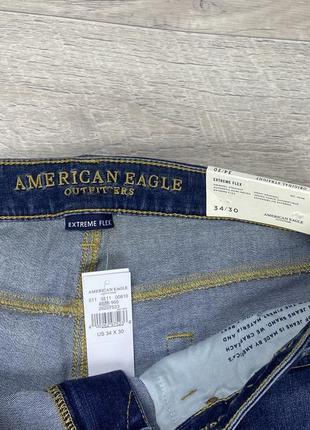 American eagle extreme flex джинсы 34/30 размер с єтикеткой синие оригинал5 фото