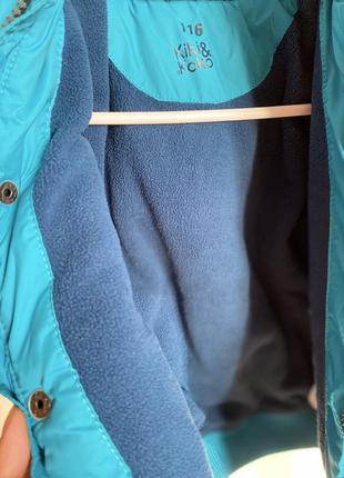 Курточка бомбер голубого кольору kiki&koko6 фото