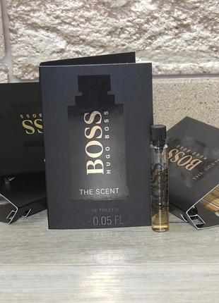 Hugo boss the scent 1,5 мл пробник туалетной воды для мужчин оригинал1 фото