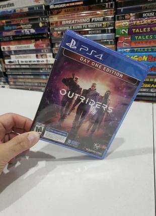 Диск для ps4 outriders day one edition sony