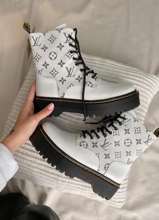 Черевики dr.martens  Criança lv custom white