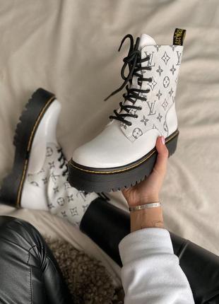 Черевики dr.martens  jadon lv lace-up white4 фото