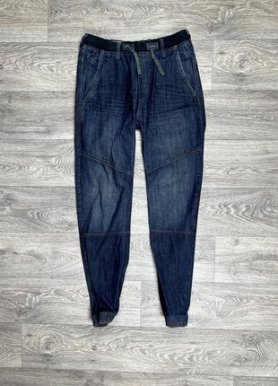 H&m denim джинсы 13-14 yrs 175 см размер  на манжете синие оригинал