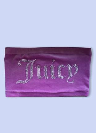 Плюшевый топ бандо juicy couture