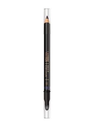 Суперстойкий карандаш для №26 металлик глаз со спонжем lambre eye liner deep colour 2018